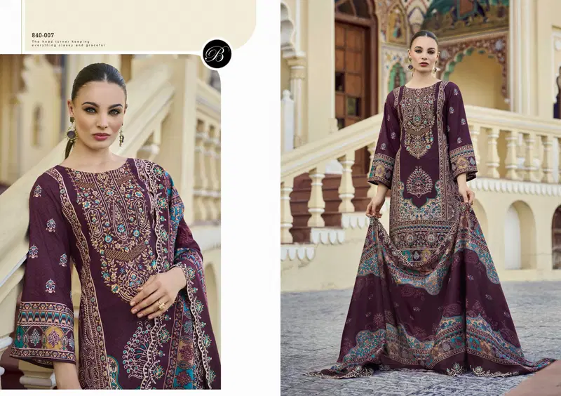 Guzarish Vol 22 By Belliza Cotton Printed Dress Material Exporters In India